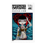 "Pretty Pirate Polly" Stamp