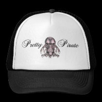 Pretty Pirate Skull Cap hats