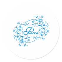 Pretty Pisces Fish stickers by nikial Pretty Pisces Fish stickers