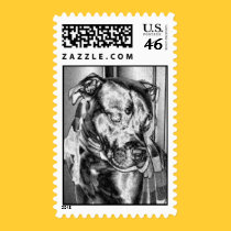 Pretty Pit Bull stamps