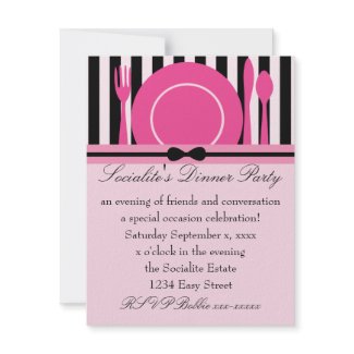 Pretty Place Setting Invites
