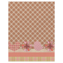 PRETTY PLAID & LITTLE BIRDIES SCRAPBOOK PAPER FLYER