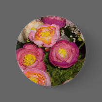 Pretty plastic flowers of unknown type & breed buttons