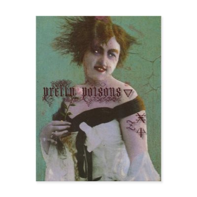 Pretty Poison Postcard by MizBella