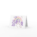 Pretty Pony 2nd Birthday Invitations cards