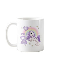 Pretty Pony 2nd Birthday Coffee Mugs