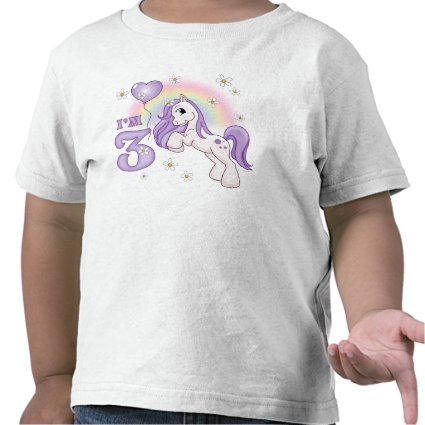 Pretty Pony 3rd Birthday Tee Shirts