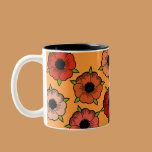 Pretty Poppy Mug mugs
