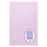 Pretty Popsicles Blueberry Fruit Kawaii Stationery