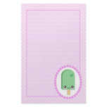 Pretty Popsicles Lime Fruit Kawaii Stationery