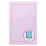 Pretty Popsicles Raspberry Fruit Kawaii Stationery