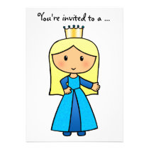 Pretty Princess Bachelorette Girls Night Out Party invitations