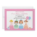 Pretty Princess Birthday Party Invitation invitation