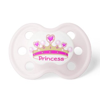 Pretty Princess Crown Baby Pacifier