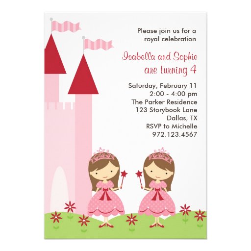 Pretty Princess Invitation