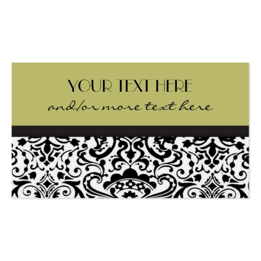 Pretty & Professional Business Card Template (front side)