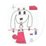 Pretty Puppy "Roseann" - stickers