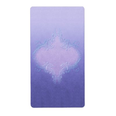 Pretty Purple Apothecary Label
