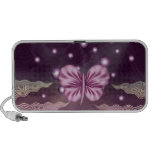 pretty purple butterfly speaker speakers
