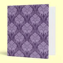 Pretty Purple Decorative Ornament Binder binders