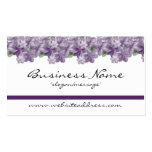 Pretty Purple Flowers Business Card