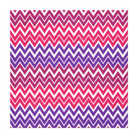 Pretty Purple Hot Pink Chevron Zigzag Pattern Stretched Canvas Print