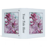 Pretty Purple Lilacs 3 Ring Binders