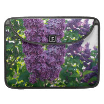 Pretty Purple Lilacs macbook sleeves