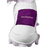 Pretty Purple Lizard Skin Scales Pet Tee Shirt