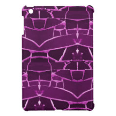 Pretty Purple Mosaic Tiles Girly Pattern Cover For The iPad Mini