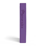 Pretty Purple Peony Quote Photo Album Binder