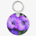 Pretty Purple Petunias keychains by princessklb07 Pretty Purple Petunias keychains