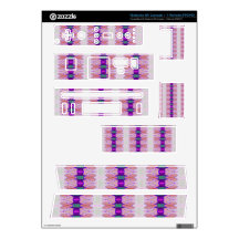 Pretty purple pink pattern skins for the wii 