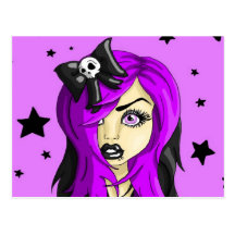 Pretty & Purple Post Cards
