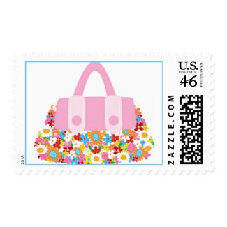 pretty purse postage stamp