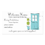 Pretty Robin's Egg Blue Door Business Card Template