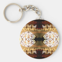 Pretty Romantic Unusual Nifty Abstract Design Keychains