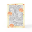 pretty rose frame cards