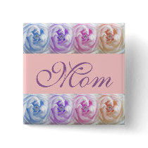 Pretty Roses With Gems Pins