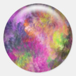 Pretty Round Rainbow Arts and Crafts Round Sticker