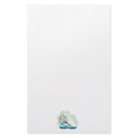 pretty sailboat sailing in the sea stationery paper