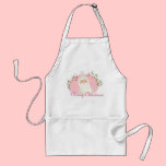 Pretty Santa Apron aprons