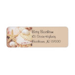 Pretty Seashell Address Labels labels