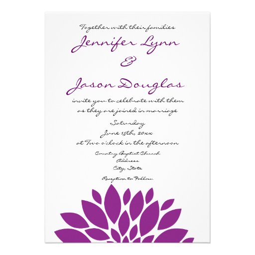 simple but pretty wedding invitations pretty simple purple flower wedding invitations 5 quot x 7 simple but pretty wedding invitations pretty simple purple flower wedding invitations 5 quot x 7