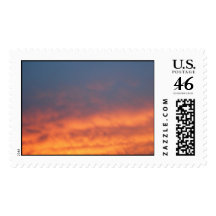 Pretty Sky Postage Stamps