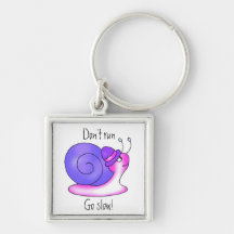 Pretty Slug Keychain