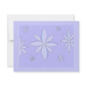 Pretty Snowflakes invitations