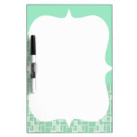 Pretty Soft Mint Green Wave Tile Pattern Gifts Dry-Erase Board