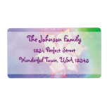 Pretty Sparkling Fantasy Flower Designer Labels