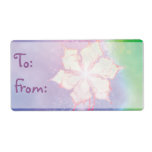 Pretty Sparkling Fantasy Flower Designer Labels